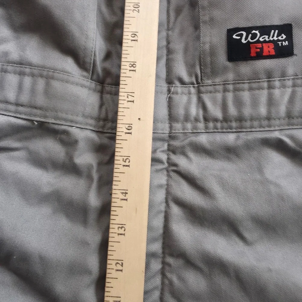 Walls FR Insulated Coveralls Mens 2XL Tall Gray Nomac Flame Resistant Workwear